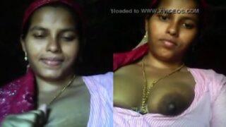 Sexy gramathu nattukattai wife black boobs sapum hot capture