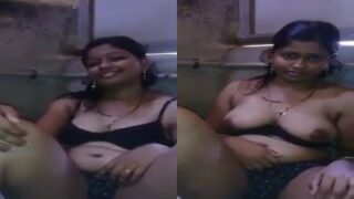 Gramathu pen big mulai matrum karupu koothi kaatum hot clip