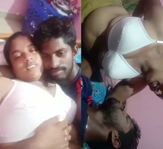 Chennai local big mulai aunty ilam paiyanai kiss adikiraal