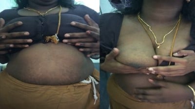 Trichy gramathu mallu 55 yr aunty big boobs pisainthen