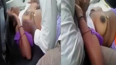 Salem local Aunty mulaiyai pisainthu driver car sex mms