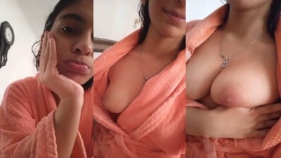 Chennai rich 18yr Teen girl cute boobs kaatum mms