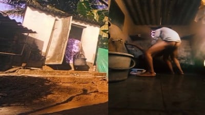 Sumathi aunty bathroomil kuniya vaithu fuck adithen