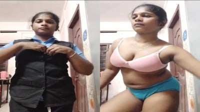 Office lady staff dress avuthutu pundai kattukiral