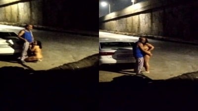 Trichy NH bypass road bridge kizhe public night desi sex