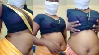 Trichy sexy Aunty saree kayati mulai pisainthu talk seigiral
