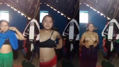 Kumbakonam village girl dress change seiyum fingering MMS