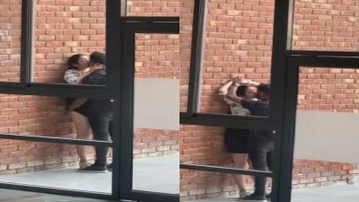 Chennai IT pennai kiss pani soothu thadavum outdoor capture