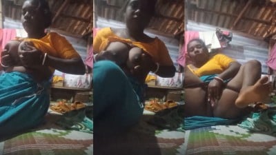 Erode gramathu black mallu aunty big boobs pisaigiraal
