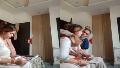 Muslim aunty old man nude ool panum secret capture