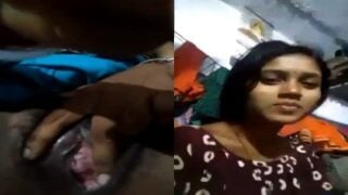 Erode gramathu ponnu dusky pundai kaatum sexy video