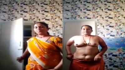 Puducherry old aunty saree kayati nude mulai kaatugiral