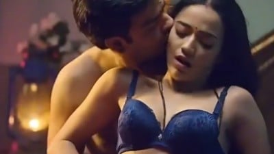 Husband and wife romantic sex on morning time