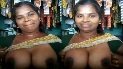 Madurai nattukattai aunty jacket kayati big mulai kaatugiral